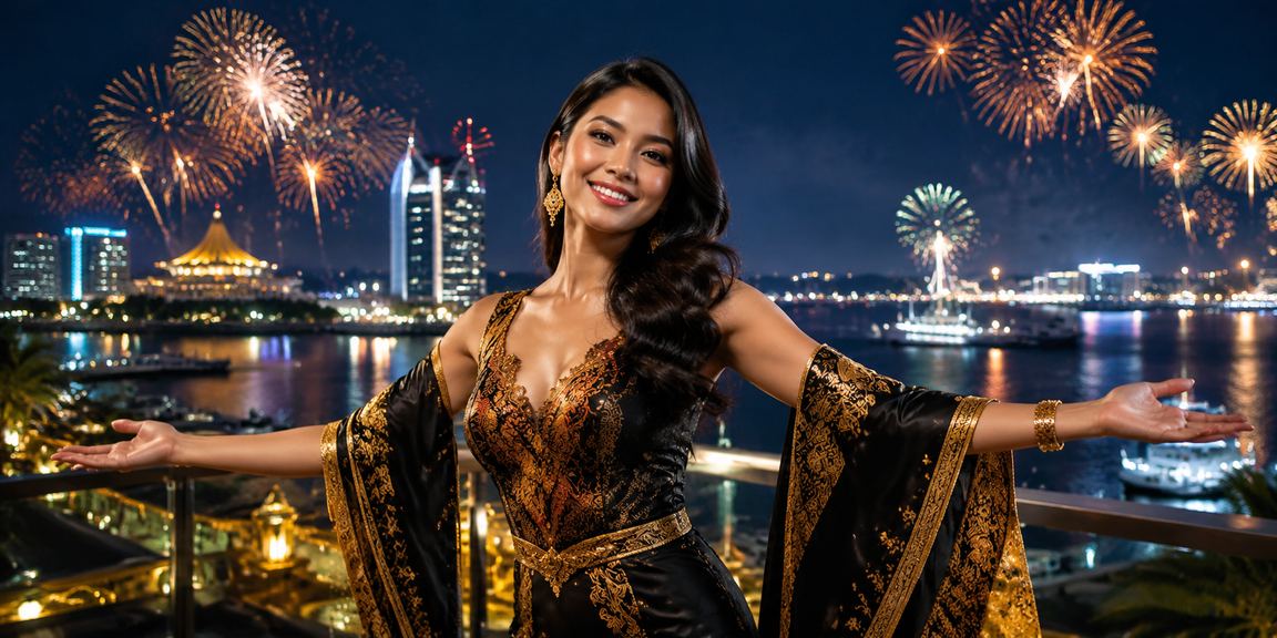 Pertaruhan kasino bergaya batik Malaysia dengan suasana mewah dan tenang
